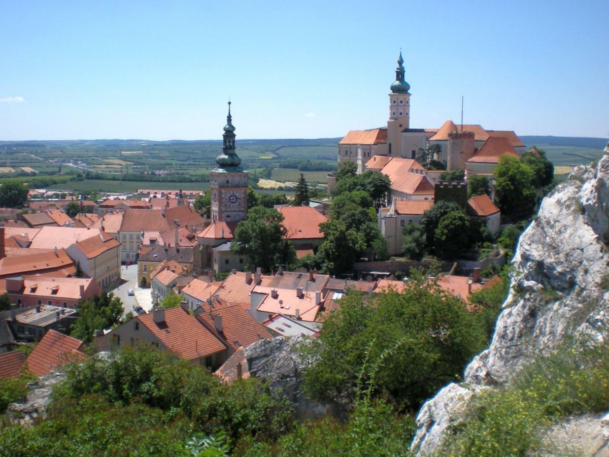 Apartmanek Patricie Room With Kitchenette Suitable For 2 Adults And 2 Children Mikulov Bagian luar foto
